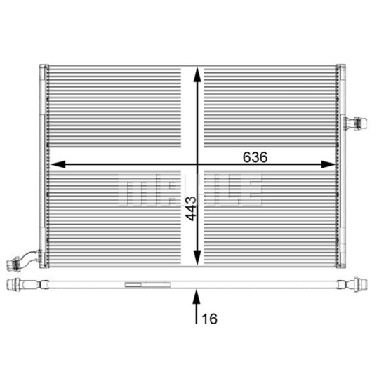 CIR 25 000P - Low Temperature Cooler, intercooler 