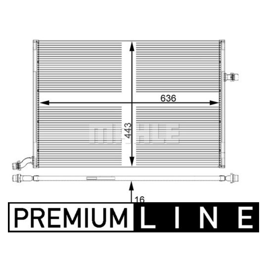 CIR 25 000P - Low Temperature Cooler, intercooler 