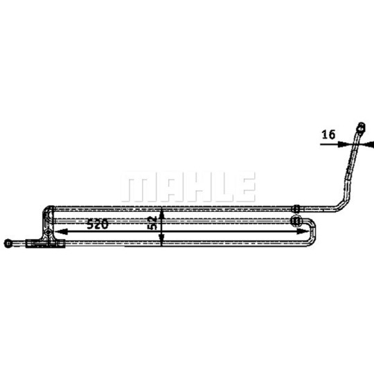 CLC 44 000P - Õliradiaator, roolimine 