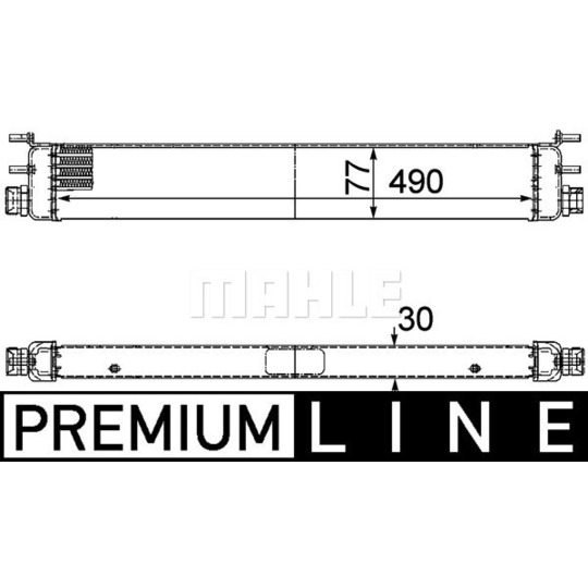 CLC 68 000P - Oljekylare, motor 