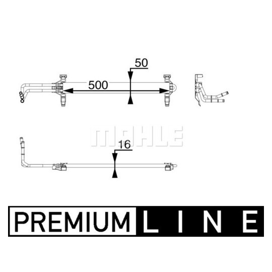 CLC 81 000P - Oil Cooler, engine oil 