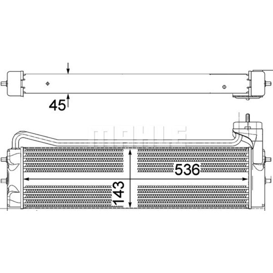 CLC 110 000P - Oil Cooler, engine oil 