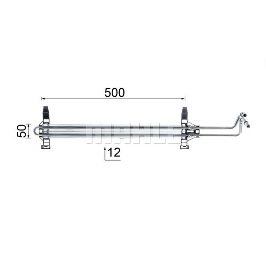 CLC 81 000P - Oil Cooler, engine oil 