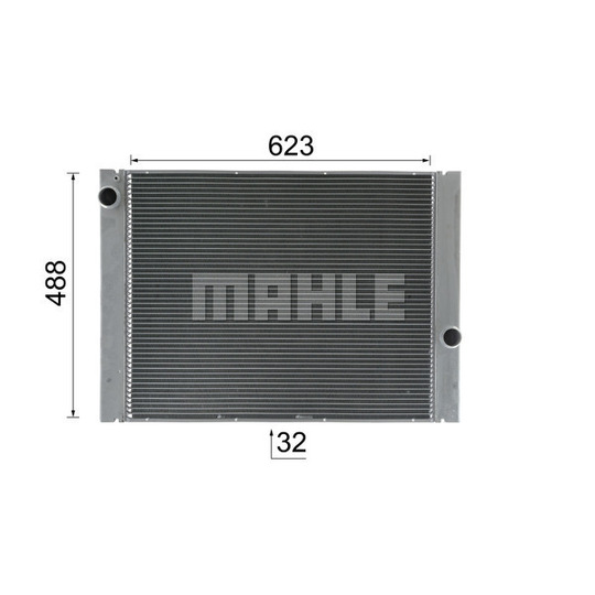 CR 1159 000P - Radiator, engine cooling 