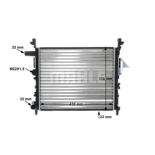 CR 1019 000S - Radiaator,mootorijahutus 