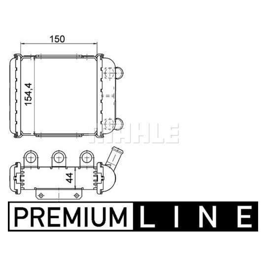 CR 1399 000P - Radiator, engine cooling 