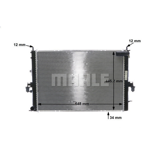 CR 1510 000S - Radiator, engine cooling 