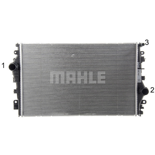 CR 1658 000P - Radiator, engine cooling 