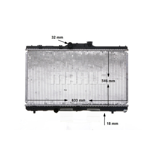 CR 162 000S - Radiaator,mootorijahutus 