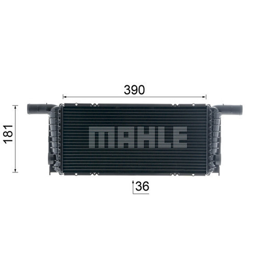 CR 1941 000P - Radiator, engine cooling 