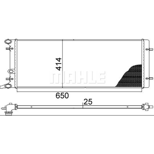 CR 368 001S - Radiaator,mootorijahutus 