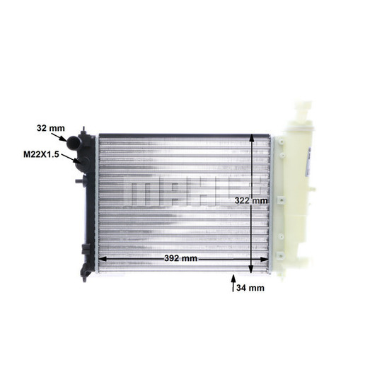 CR 469 000S - Radiaator,mootorijahutus 