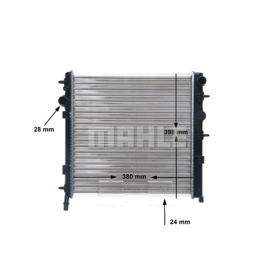 CR 556 002S - Radiaator,mootorijahutus 