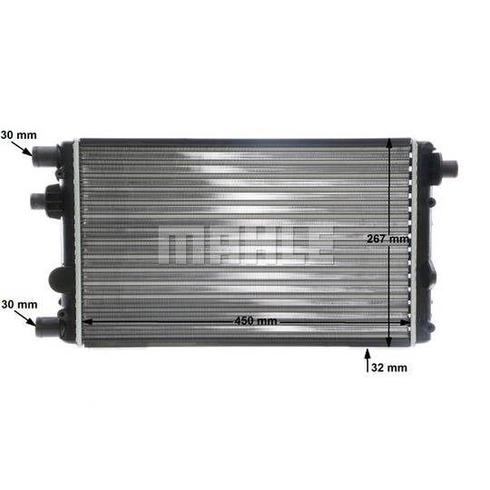 CR 632 000S - Radiaator,mootorijahutus 