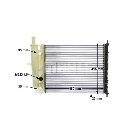 CR 630 000S - Radiator, engine cooling 