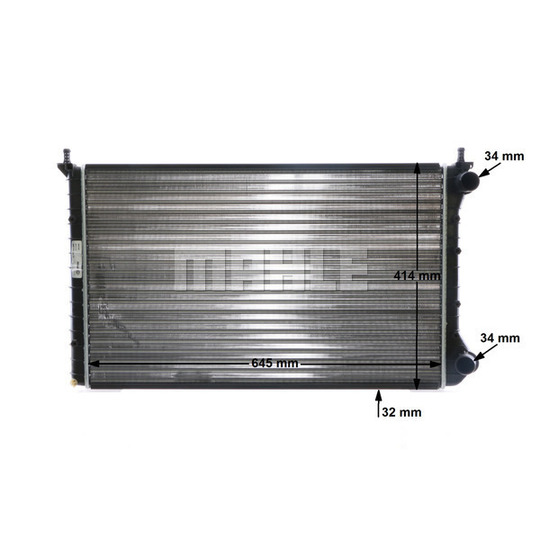 CR 753 000S - Radiaator,mootorijahutus 