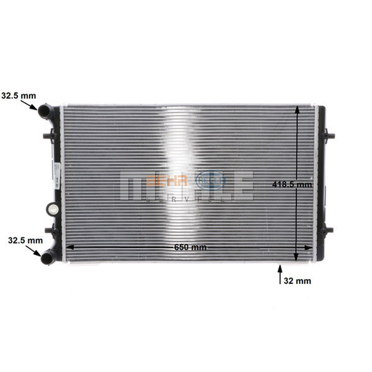 CR 769 000S - Radiator, engine cooling 