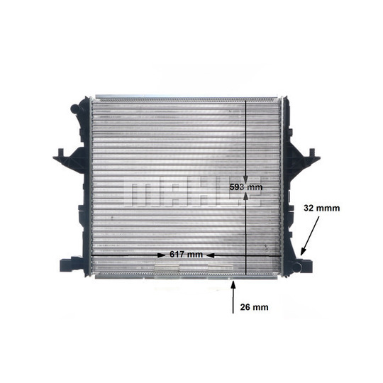 CR 81 000S - Radiator, engine cooling 