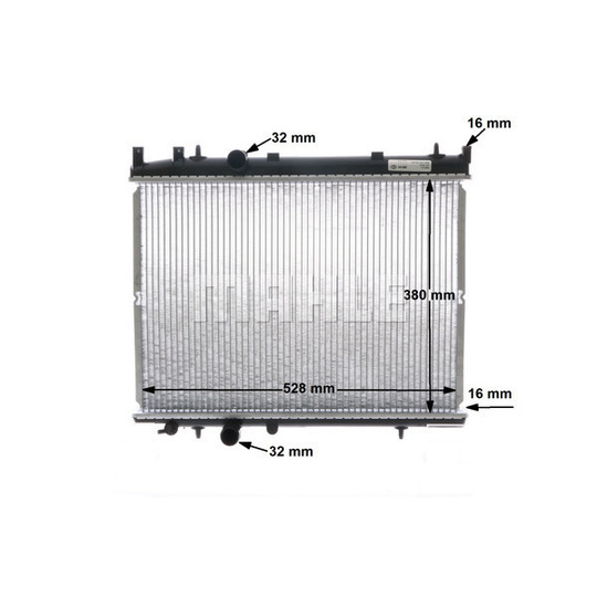 CR 850 000S - Radiator, engine cooling 