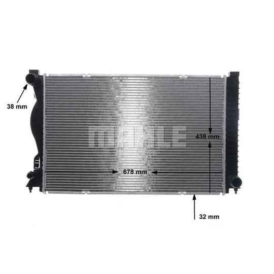 CR 978 000S - Radiator, engine cooling 