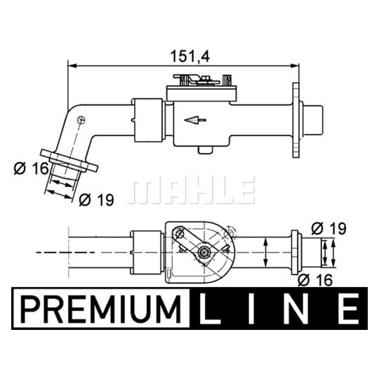 CV 6 000P - Control Valve, coolant 