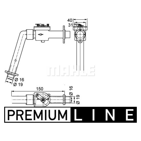 CV 7 000P - Control Valve, coolant 