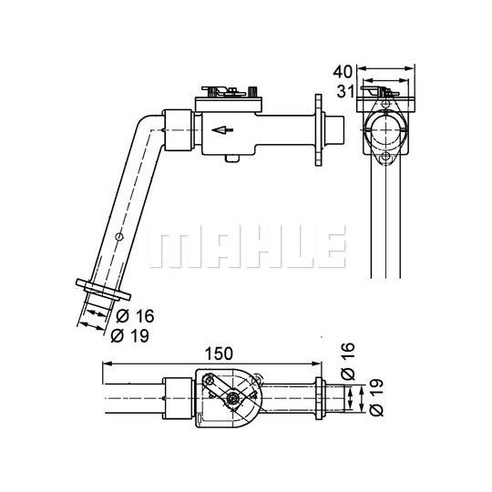 CV 7 000P - Control Valve, coolant 