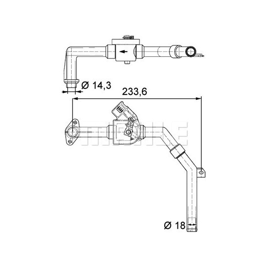 CV 9 000P - Control Valve, coolant 