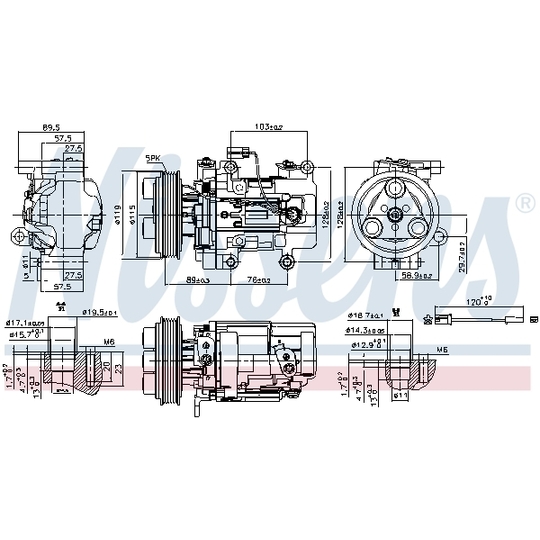 89351 - Compressor, air conditioning 