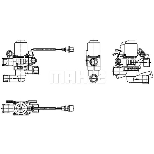 AVS 1 000P - Solenoid Valve, air conditioning 