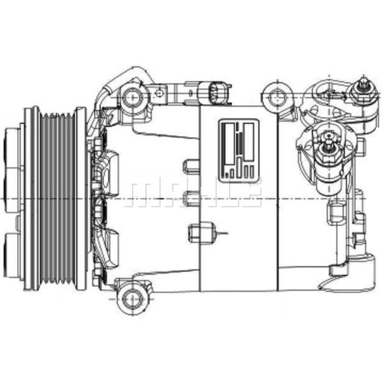 ACP 1360 000P - Kompressori, ilmastointilaite 