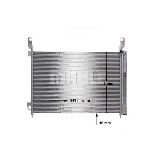 AC 588 000P - Condenser, air conditioning 