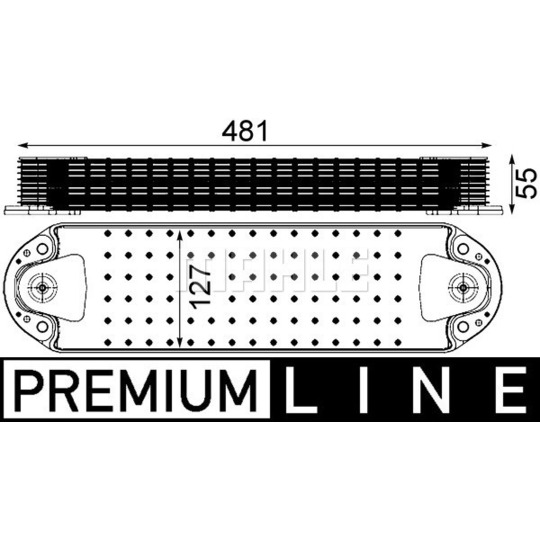 CLC 213 000P - Oil Cooler, engine oil 