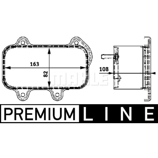 CLC 39 000P - Oil Cooler, engine oil 