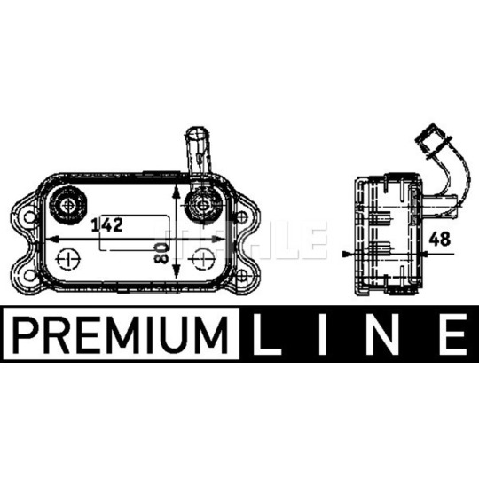 CLC 41 000P - Oljekylare, motor 