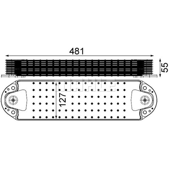 CLC 213 000P - Oil Cooler, engine oil 