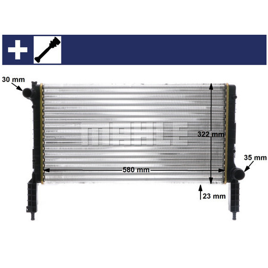 CR 1446 000S - Radiator, engine cooling 