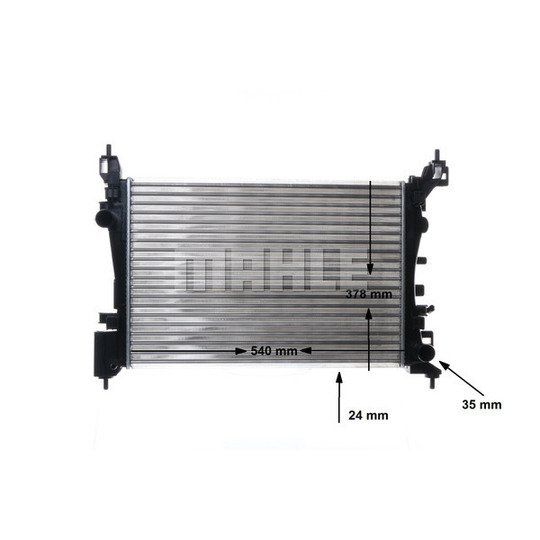 CR 1182 000S - Radiator, engine cooling 