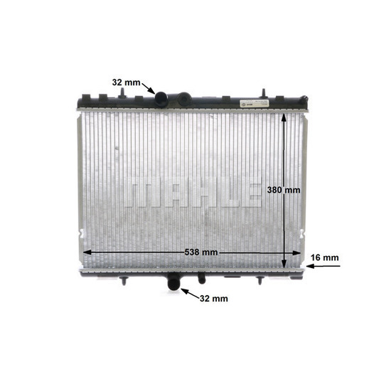 CR 1501 000S - Radiator, engine cooling 