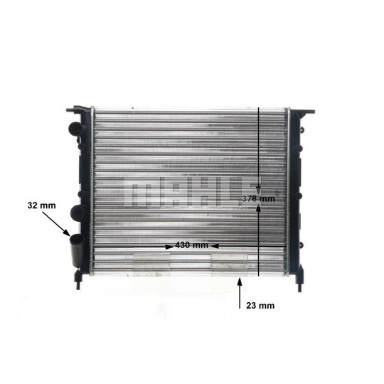 CR 476 000S - Radiator, engine cooling 