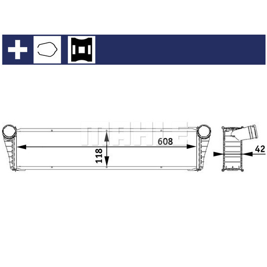 CR 778 000S - Radiator, engine cooling 