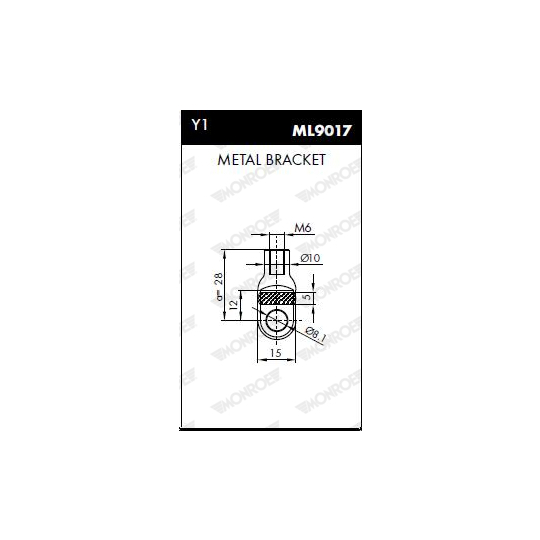 ML5039 - Gasfjäder, bagageutrymme 