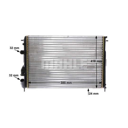 CR 493 000S - Radiator, engine cooling 