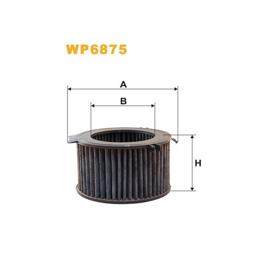 WP6875 - Filter, kupéventilation 