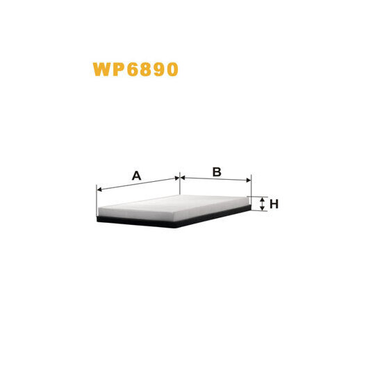 WP6890 - Filter, kupéventilation 