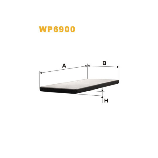 WP6900 - Filter, kupéventilation 