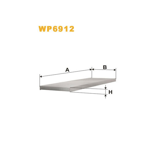 WP6912 - Filter, interior air 