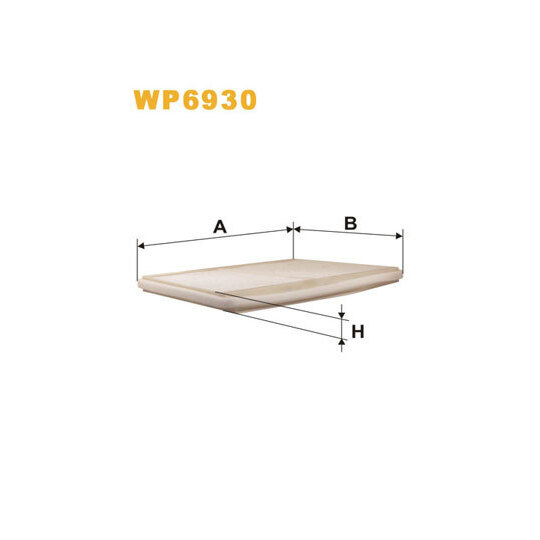 WP6930 - Filter, interior air 