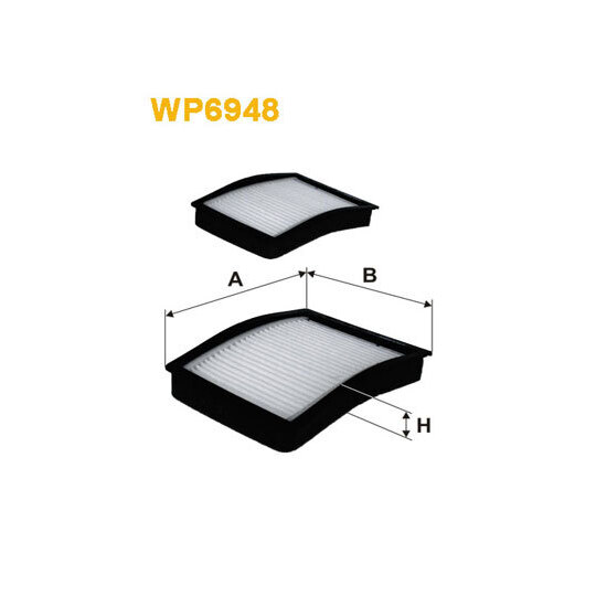 WP6948 - Filter, interior air 