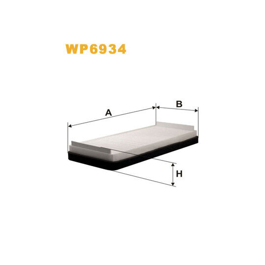 WP6934 - Filter, interior air 